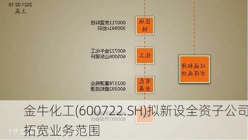 金牛化工(600722.SH)拟新设全资子公司拓宽业务范围