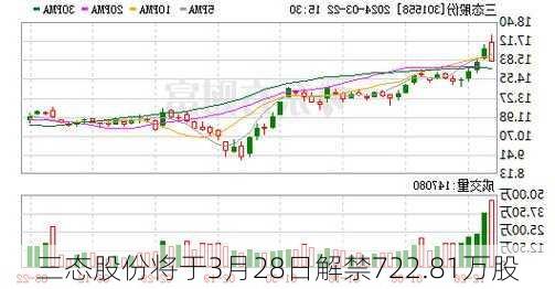 三态股份将于3月28日解禁722.81万股