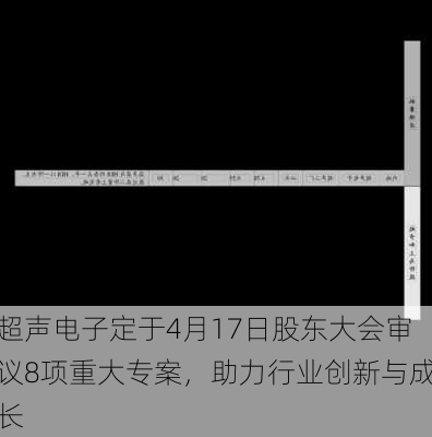 超声电子定于4月17日股东大会审议8项重大专案，助力行业创新与成长