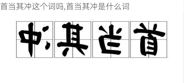 首当其冲这个词吗,首当其冲是什么词