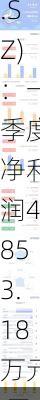 京北方(002987.SZ)：一季度净利润4853.18万元 同比下降20.82%