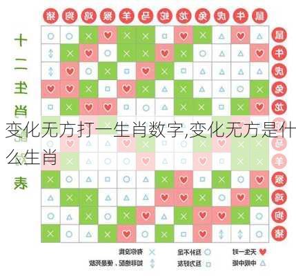 变化无方打一生肖数字,变化无方是什么生肖