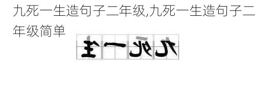 九死一生造句子二年级,九死一生造句子二年级简单