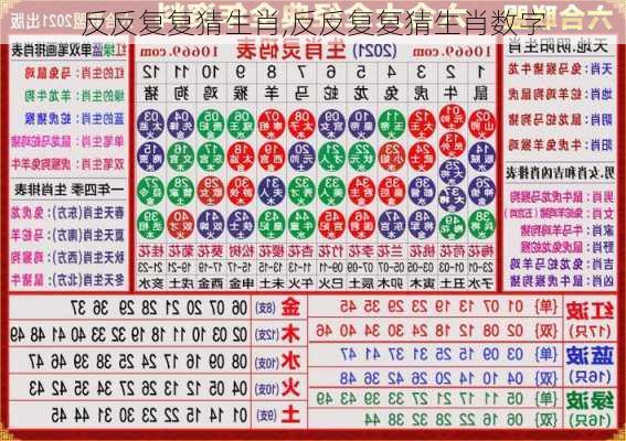 反反复复猜生肖,反反复复猜生肖数字