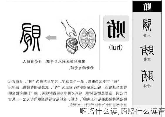 贿赂什么读,贿赂什么读音