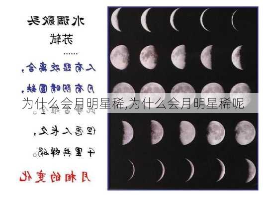 为什么会月明星稀,为什么会月明星稀呢