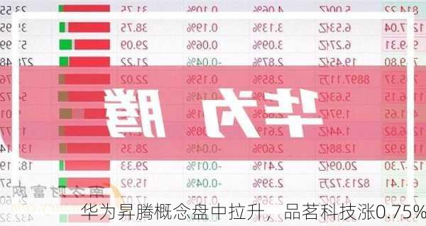 华为昇腾概念盘中拉升，品茗科技涨0.75%