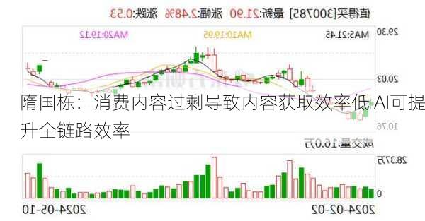 隋国栋：消费内容过剩导致内容获取效率低 AI可提升全链路效率