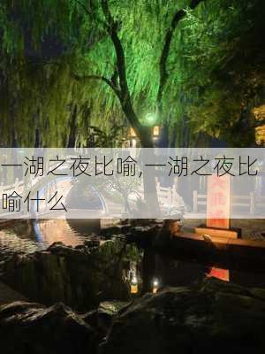 一湖之夜比喻,一湖之夜比喻什么