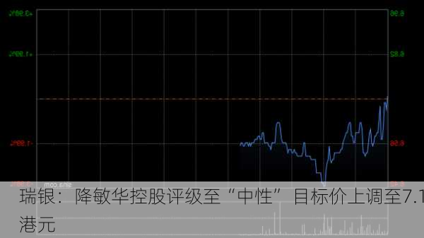 瑞银：降敏华控股评级至“中性” 目标价上调至7.1港元