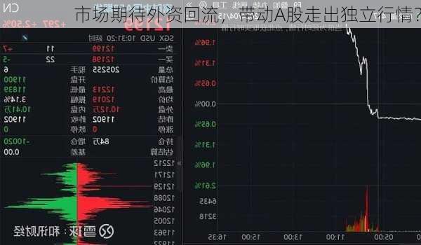 市场期待外资回流，带动A股走出独立行情？