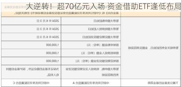 大逆转！超70亿元入场 资金借助ETF逢低布局