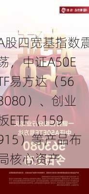 A股四宽基指数震荡，中证A50ETF易方达（563080）、创业板ETF（159915）等产品布局核心资产