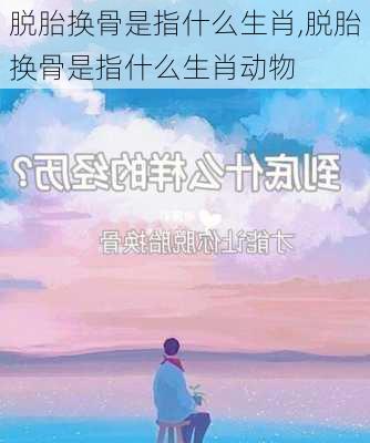 脱胎换骨是指什么生肖,脱胎换骨是指什么生肖动物