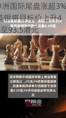 申洲国际尾盘涨超3% 美银将目标价上升4%至93.5港元