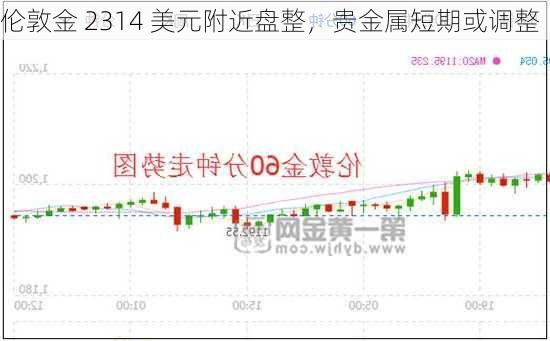 伦敦金 2314 美元附近盘整，贵金属短期或调整