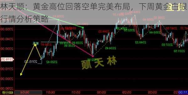 林天顺：黄金高位回落空单完美布局，下周黄金白银行情分析策略