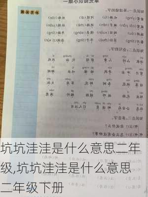 坑坑洼洼是什么意思二年级,坑坑洼洼是什么意思二年级下册