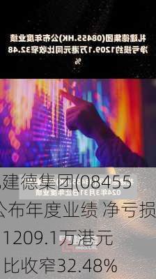 礼建德集团(08455)公布年度业绩 净亏损约1209.1万港元 同比收窄32.48%