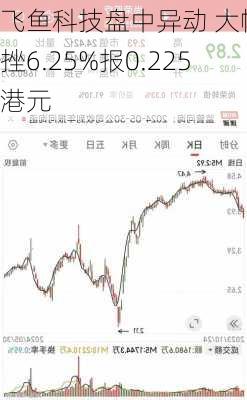 飞鱼科技盘中异动 大幅下挫6.25%报0.225港元