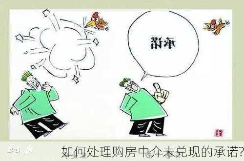 如何处理购房中介未兑现的承诺?