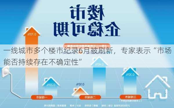 一线城市多个楼市纪录6月被刷新，专家表示“市场能否持续存在不确定性”