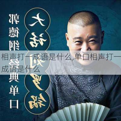 相声打一成语是什么,单口相声打一成语是什么