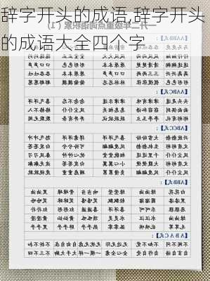 辞字开头的成语,辞字开头的成语大全四个字