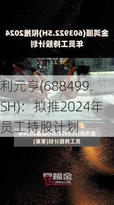 利元亨(688499.SH)：拟推2024年员工持股计划