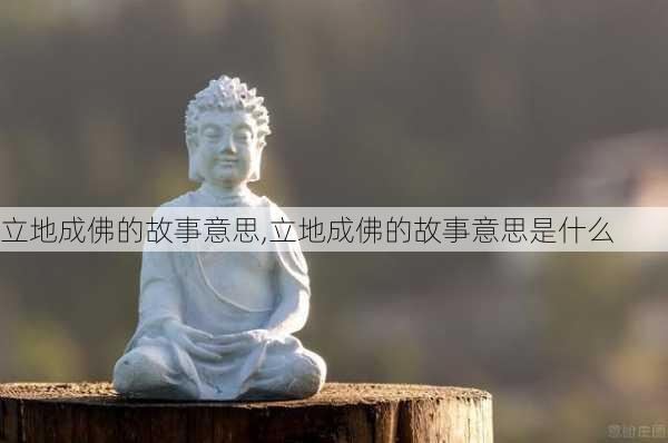 立地成佛的故事意思,立地成佛的故事意思是什么