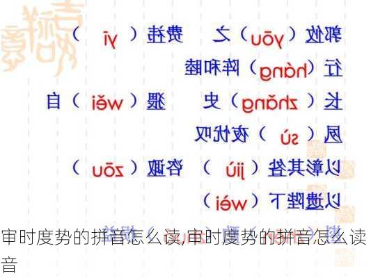 审时度势的拼音怎么读,审时度势的拼音怎么读音