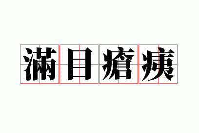 疮痍满目的拼音怎么读,疮痍满目的拼音怎么读啊