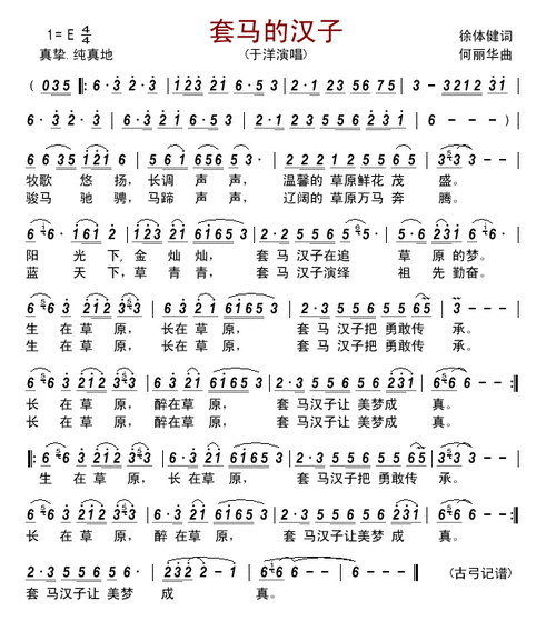 套马的汉子威武雄壮恶搞,套马的汉子威武雄壮歌词是什么意思