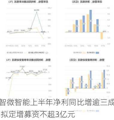 智微智能上半年净利同比增逾三成 拟定增募资不超3亿元