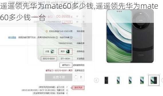 遥遥领先华为mate60多少钱,遥遥领先华为mate60多少钱一台