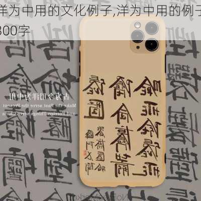 洋为中用的文化例子,洋为中用的例子300字