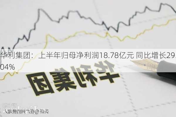 华利集团：上半年归母净利润18.78亿元 同比增长29.04%