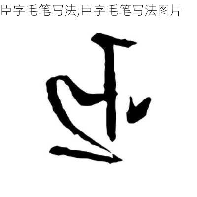 臣字毛笔写法,臣字毛笔写法图片