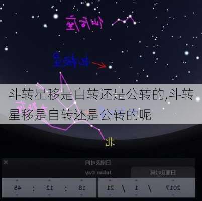 斗转星移是自转还是公转的,斗转星移是自转还是公转的呢