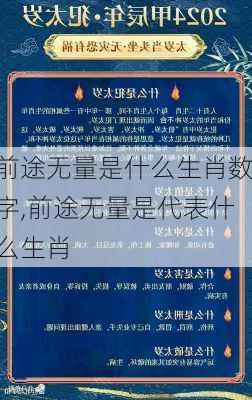 前途无量是什么生肖数字,前途无量是代表什么生肖