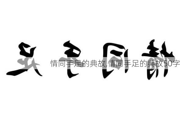 情同手足的典故,情同手足的典故50字