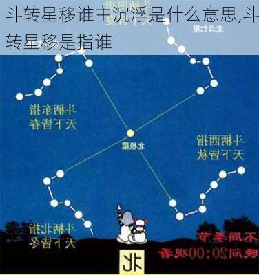 斗转星移谁主沉浮是什么意思,斗转星移是指谁