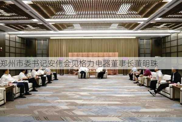 郑州市委书记安伟会见格力电器董事长董明珠