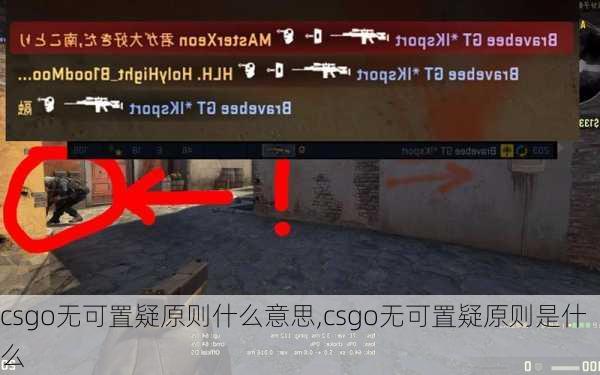 csgo无可置疑原则什么意思,csgo无可置疑原则是什么