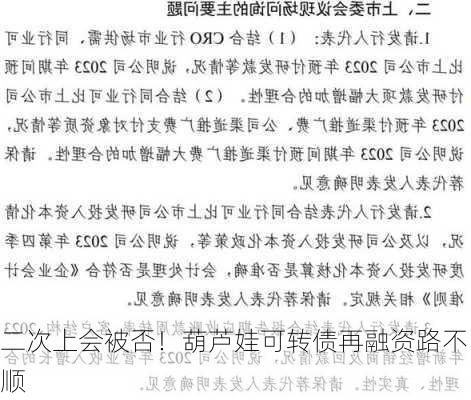 二次上会被否！葫芦娃可转债再融资路不顺