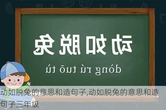 动如脱兔的意思和造句子,动如脱兔的意思和造句子三年级