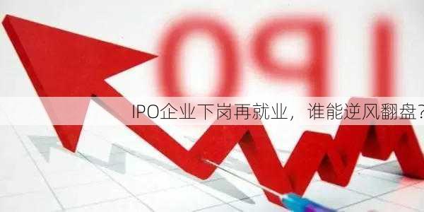 IPO企业下岗再就业，谁能逆风翻盘？