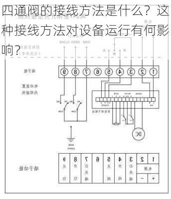 四通阀的接线方法是什么？这种接线方法对设备运行有何影响？