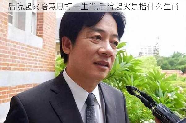 后院起火啥意思打一生肖,后院起火是指什么生肖