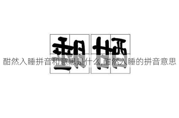 酣然入睡拼音和意思是什么,酣然入睡的拼音意思